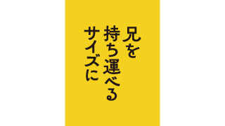 兄を持ち運べるサイズに